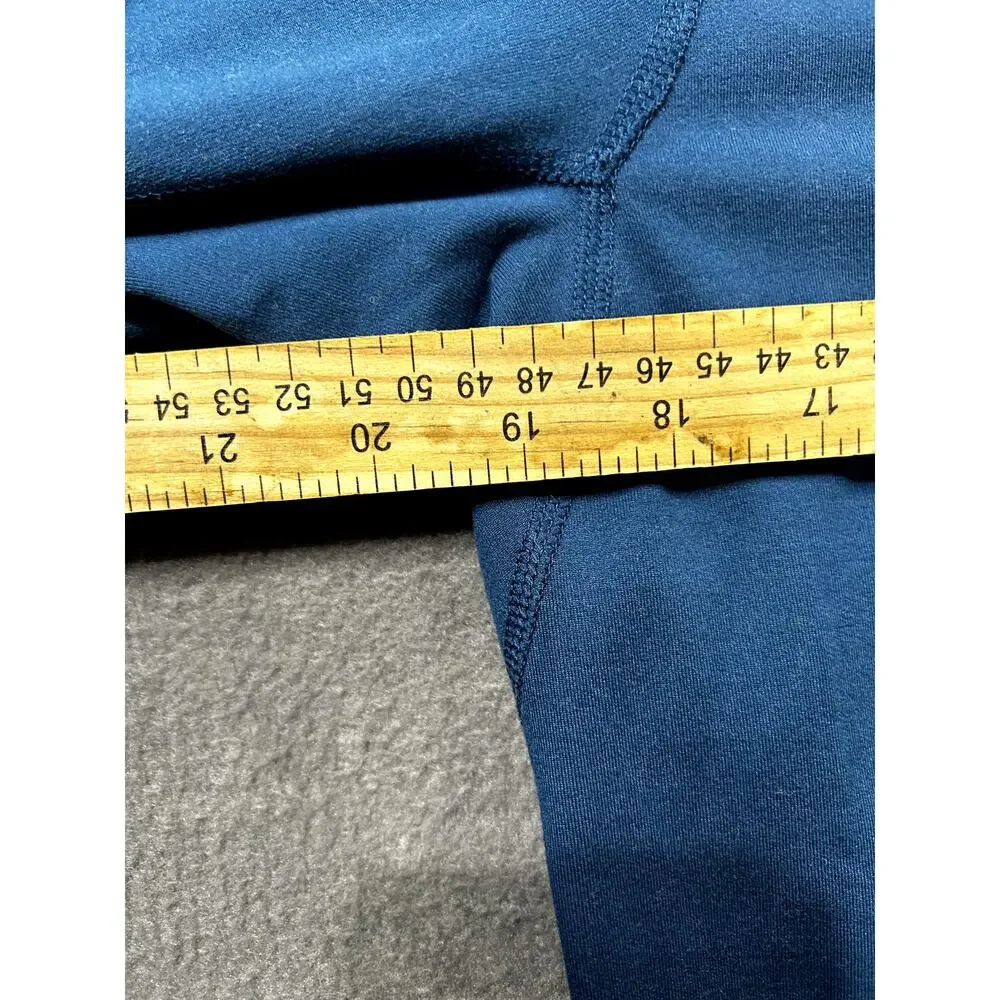 Nike Dri-Fit Quarter Zip Long Sleeve Mock Neck Blue‎ Men's Size Small